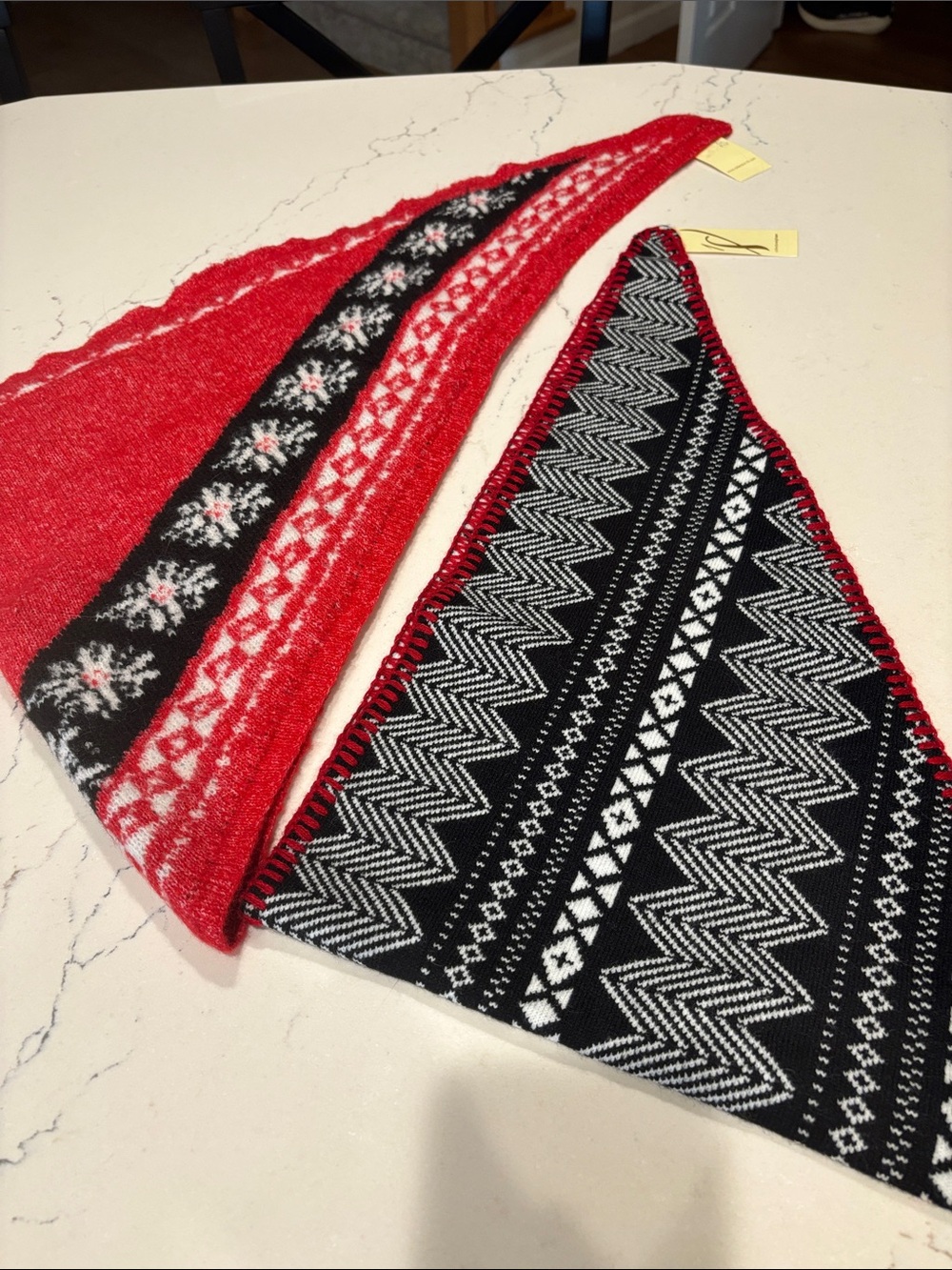 Collection18 Reversible Red & Black Designer Scarf Buyer Chooses One NWT